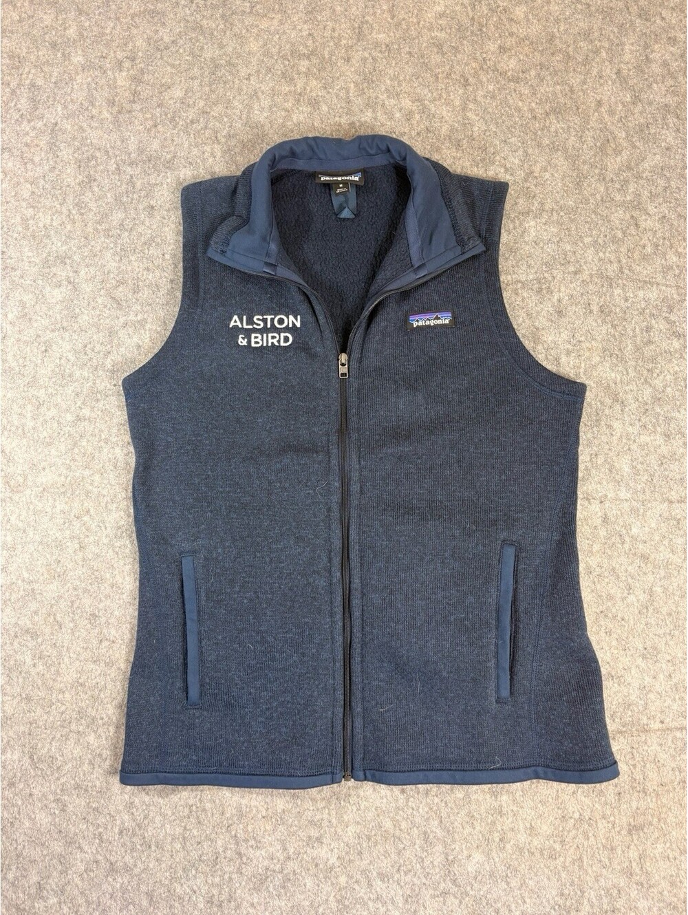 Patagonia Better Sweater Vest Womens Medium Black Full Zip Fleece